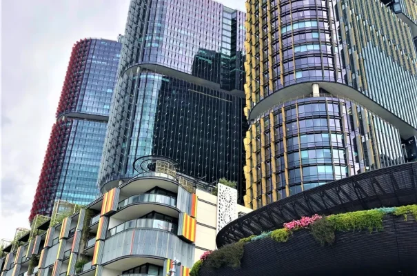 Barangaroo Towers, Sydney (2014–2016). Evaluation of all tiling and paving finishes for fitness for use, including slip and stain resistance.